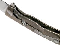Нож складной LionSteel ROK B, сталь Bhler M390 Satin Finish, рукоять титан, бронзовый цвет
