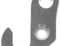 Держатель заднего переключателя &quot;петух&quot; Meta №69 фрезерованный (серебристый)