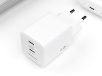 Сетевое зарядное устройство Vonmählen Unity 2xUSB-C, GaN, 40Вт белый