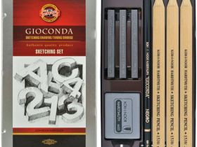 Набор для графики Koh-I-Noor "Gioconda" 8 предметов, в металл коробке