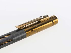 Тактическая ручка Lionsteel Nyala NY FC BRS, корпус карбон/титан, Bronze Shine