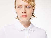 Женское поло Lacoste классического кроя из хлопка Pique