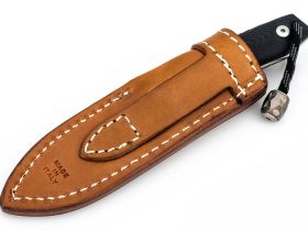 Нож с фиксированным клинком LionSteel M1 GBK, сталь M390, рукоять G10, черный