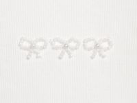 Лонгслив в рубчик для девочек, Белый