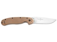 Нож складной Ontario RAT-1, сталь D2, Satin, рукоять термопластик GRN, brown