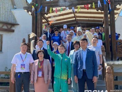 В Якутске зажгли огонь спартакиады учащихся «Спортивные якутяне»