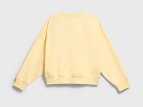 Свитшот с объёмным принтом для девочек, Желтый