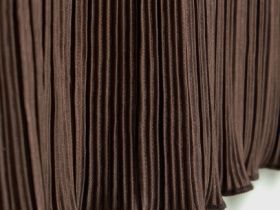 Трикотажное платье с ремнём, Коричневый