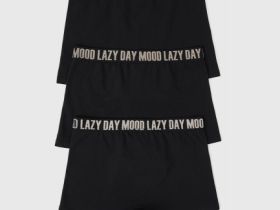 Трусы-боксеры для мальчиков, 3 шт., Черный