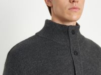 Кардиган с воротником-стойкой