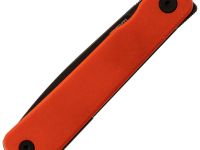 Складной нож SRM 135L-GJ, сталь 14C28N, рукоять G10, оранжевый/черный