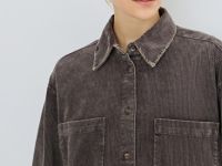 Вельветовая рубашка, Коричневый