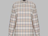 Рубашка из хлопковой фланели в клетку