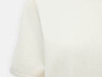 Джемпер с коротким рукавом и округлой горловиной