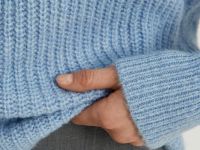 Джемпер силуэта трапеция с шерстью