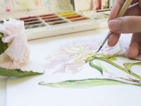 Альбом-склейка для акварели Clairefontaine "Etival" 14,5х21 см 10 л 200 г, классическое зерно