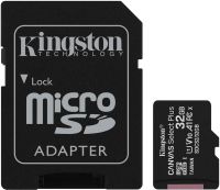 Карта памяти Kingston Canvas Select Plus microSDHC UHS-I Class 10 32 ГБ с адаптером