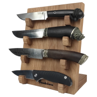 Подставка для коллекции из 4-х ножей Woodinhome HKS0204ON, дуб, бежевый