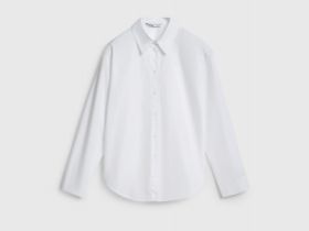 Рубашка из хлопка, Белый