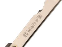 Нож складной Higonokami Nagao Kanekoma, сталь SK-5, классический японский, рукоять полированная нержавеющая сталь