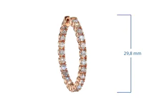 Серьги из красного золота э0212сг03210906