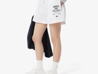 Длинные шорты Lacoste с принтом