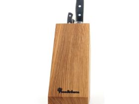 Подставка универсальная для 4 ножей Woodinhome, дуб