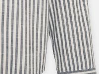 Рубашка свободного силуэта в полоску