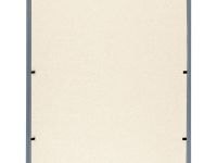 Рамка пластиковая OfficeSpace "Basic" 30*40 см, небьющееся стекло, серебро