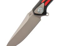 Складной нож Tulay Rikeknife, сталь 154CM, Red G10