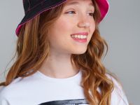 Панама текстильная для девочек