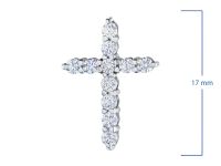 Подвеска из белого золота с бриллиантами э4701пд04201166