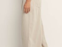 Джинсы wide leg fit женские из тенселя