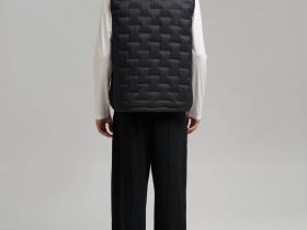 Стеганый пуховый жилет