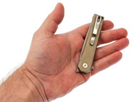 Складной нож Dr.Tech Urban D4286GR, сталь D2, рукоять TC4, зеленый