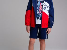 Куртка текстильная с полиуретановым покрытием для мальчиков (ветровка)