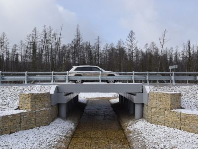 На трассе «Лена» в Якутии открыли два моста после ремонта