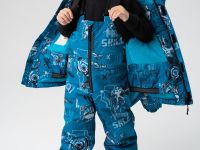Комплект текстильный с полиуретановым покрытием для мальчиков: куртка, полукомбинезон