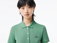 Женское поло Lacoste Slim Fit из эластичного хлопка
