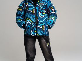 Комплект трикотажный для мальчиков: шапка, снуд