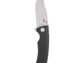 Полуавтоматический складной нож SOG Tellus ATK Black, сталь CRYO 440C, рукоять GRN