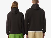 Хлопковый свитшот Lacoste унисекс свободного кроя