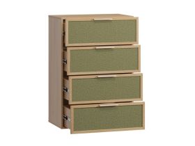 Комод Флавир 70x102 Рогожка Оливковый