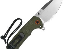 Складной нож CJRB Tundra, сталь D2, рукоять G10, зеленый