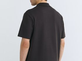 Поло с имитацией второго слоя, Коричневый