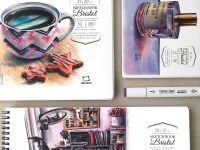 Скетчбук для графики и маркеров Малевичъ Bristol 30х21 см 30 л 280 г