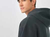 Толстовка на молнии с капюшоном, Серый