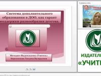 Дополнительное образование в ДОО как гарант поддержки разнообразия детства