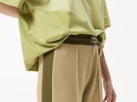 Женские хлопковые спортивные брюки Lacoste OVERSIZE FIT