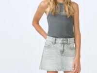 Майка со стразами для девочек, Серый